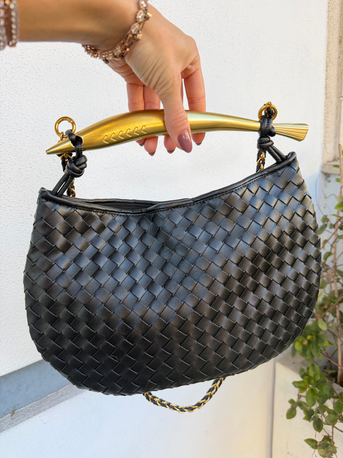 BORSA INTRECCIO NERA
