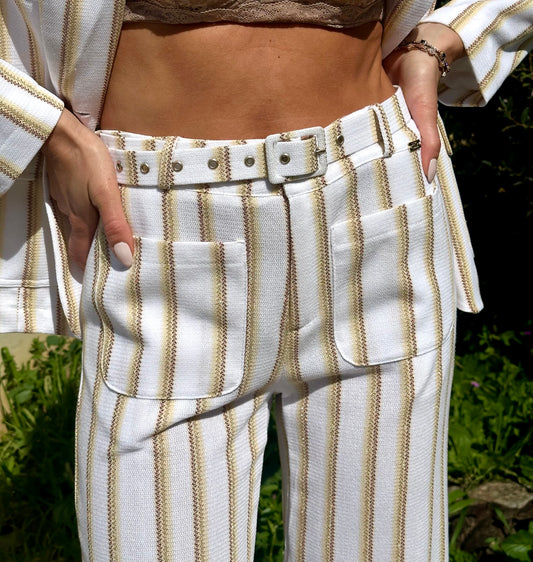 PANTALONE SAFARI BIANCO