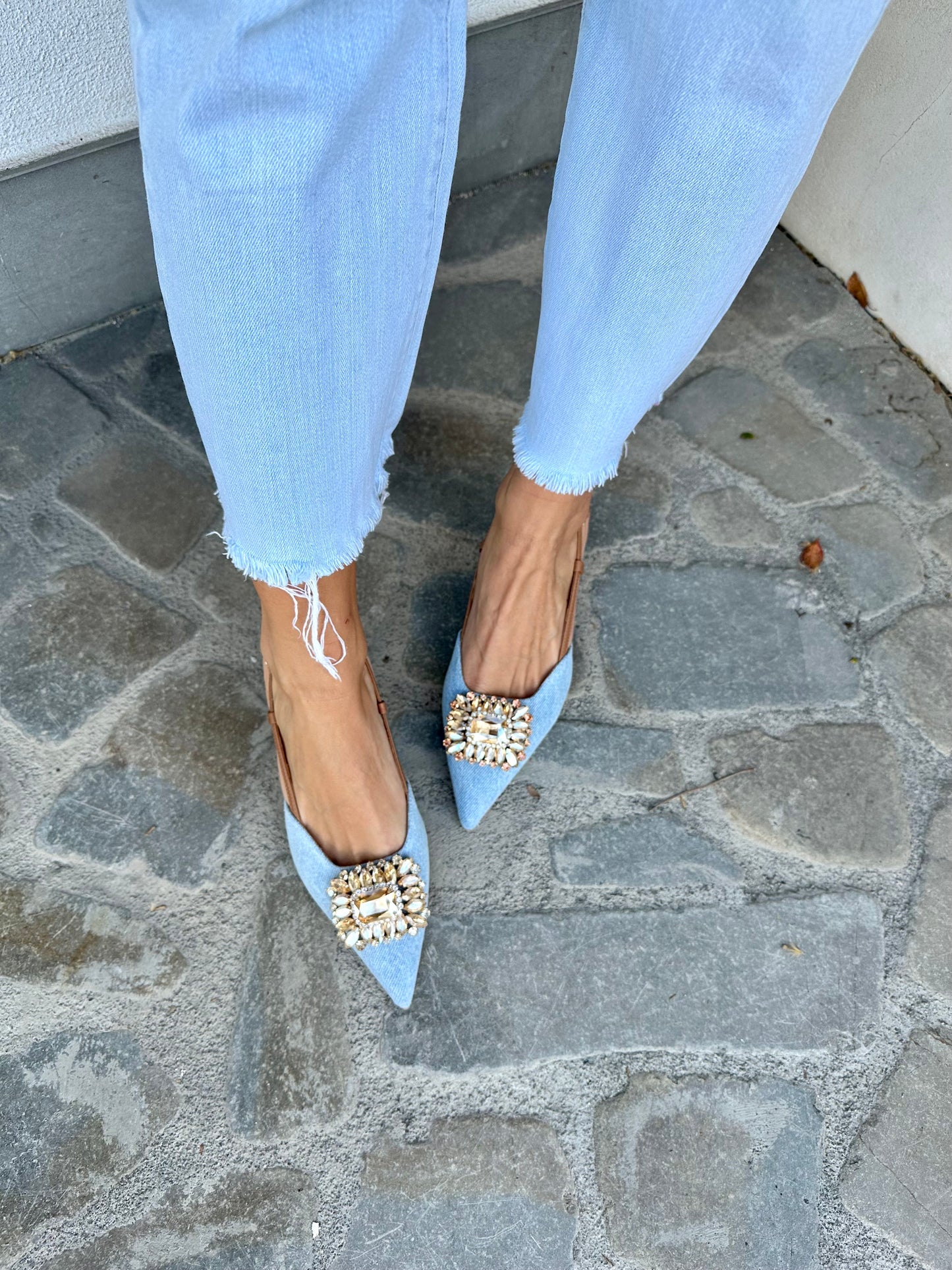 SLINGBACK JEANS