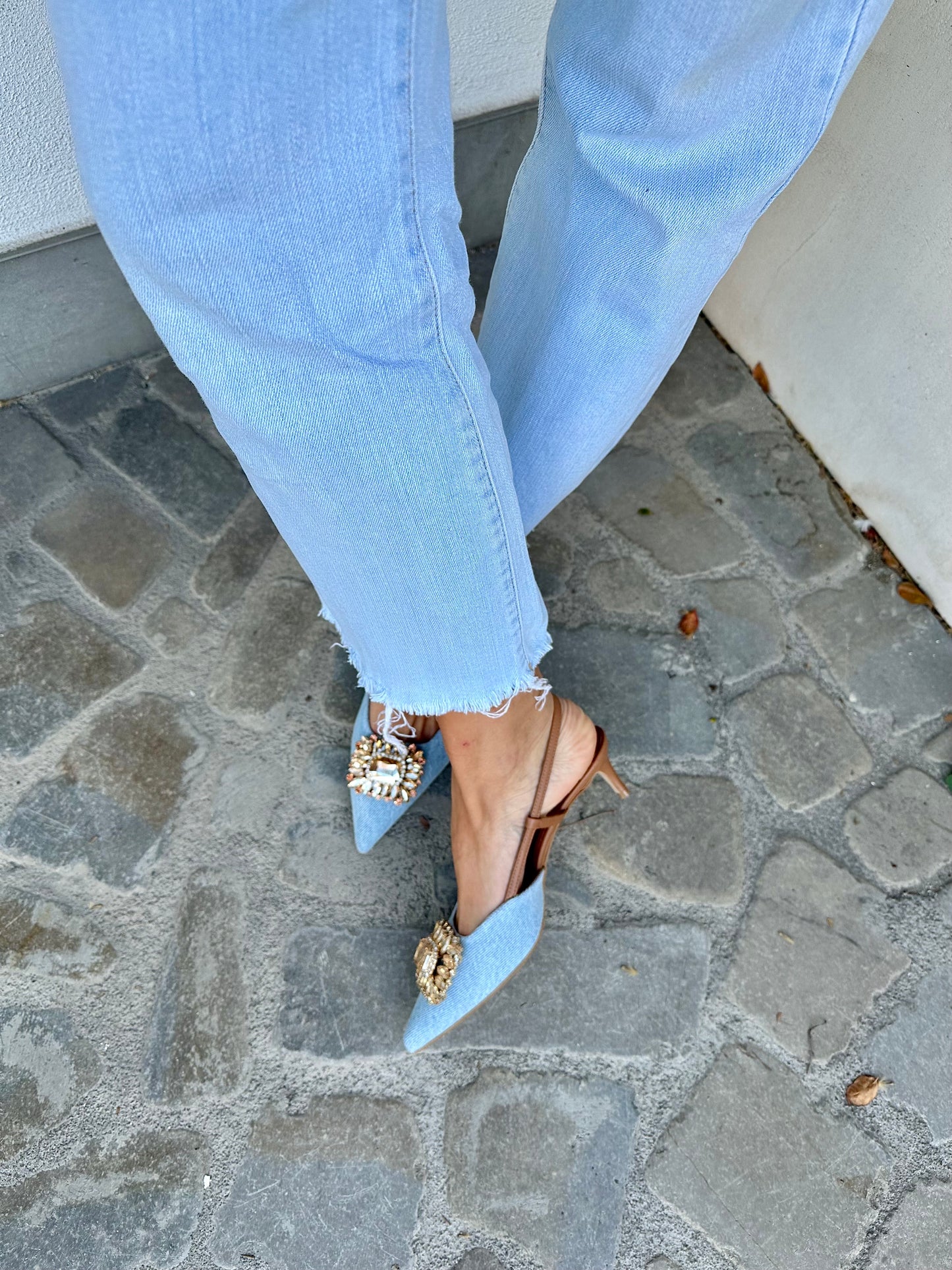 SLINGBACK JEANS