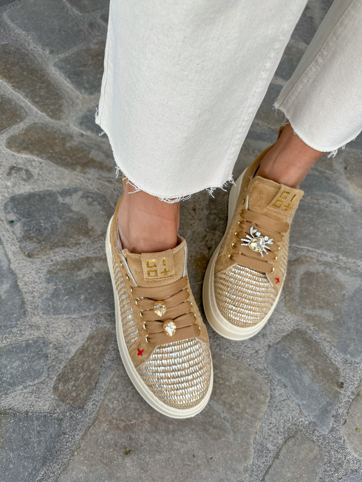 SNEAKERS PIA CUOIO