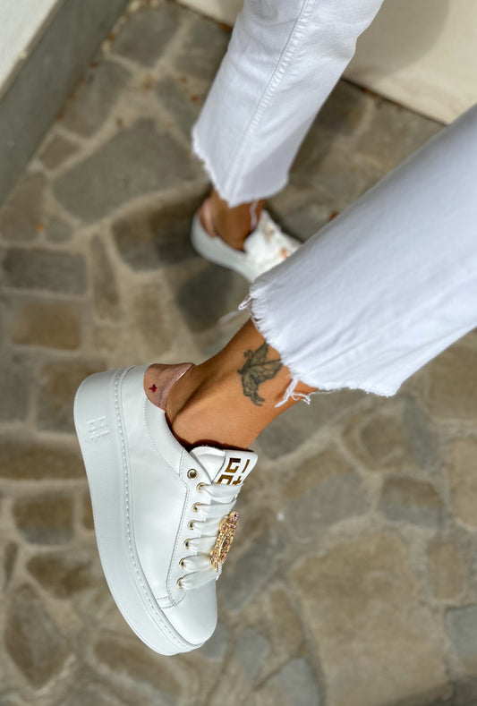 SNEAKERS PIA ORO ROSA