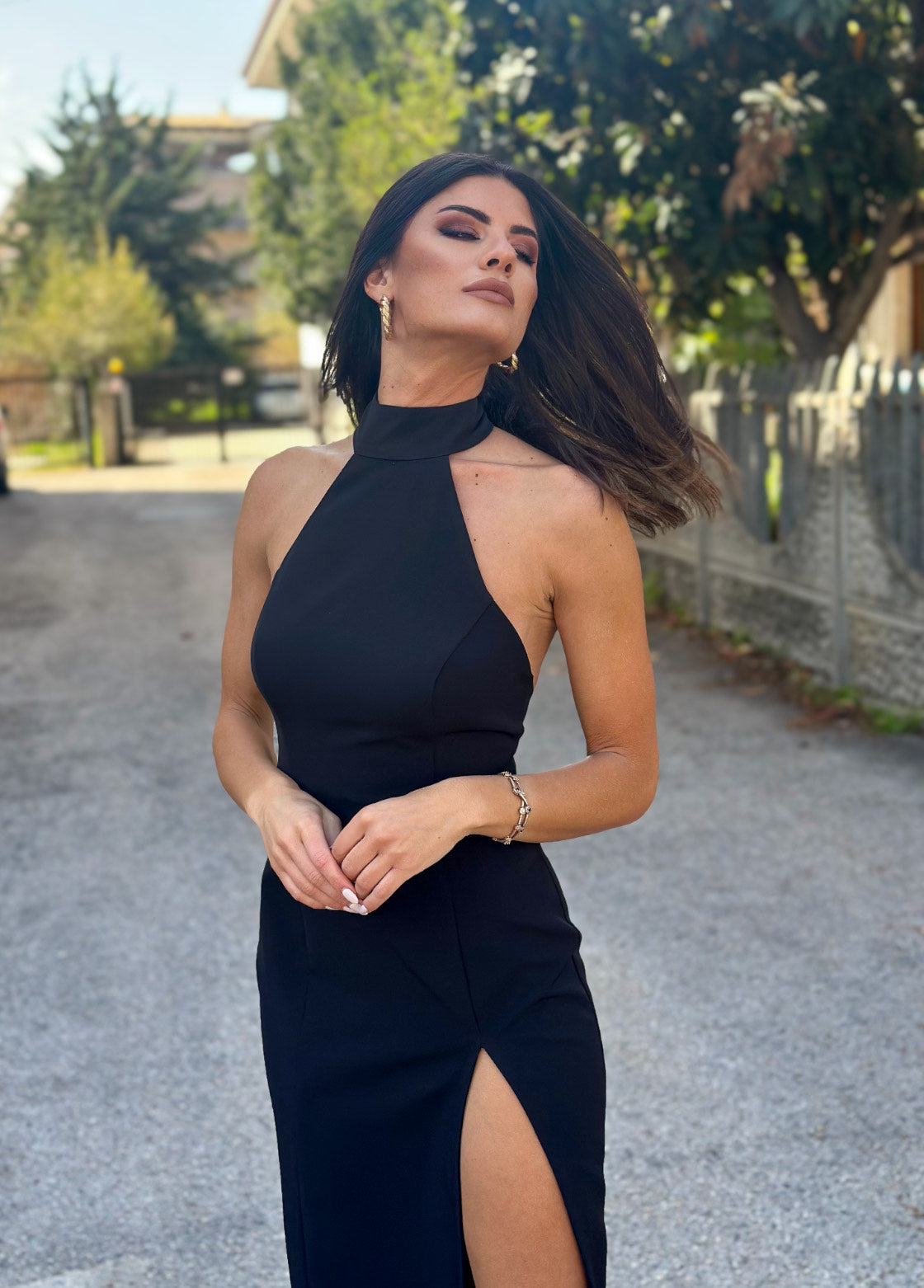 ABITO HALTER NERO