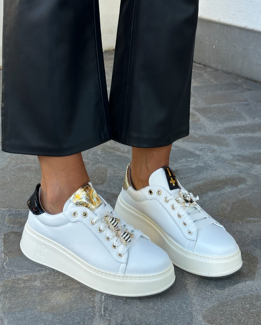 SNEAKERS PIA BIANCA/NERA
