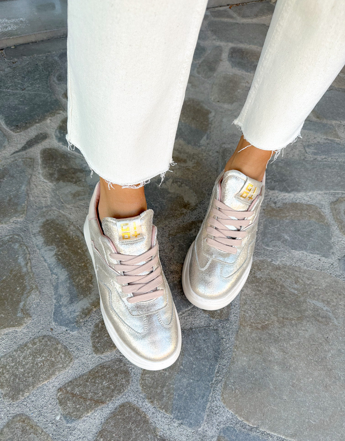 SNEAKERS GIADA PLATINO