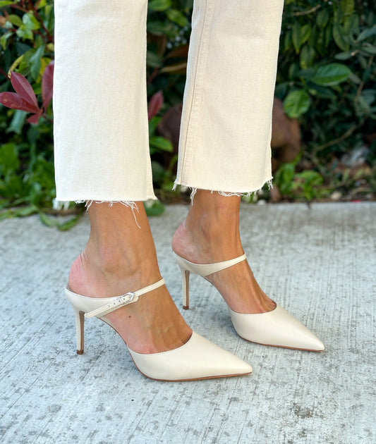 SABOT IN PELLE AVORIO