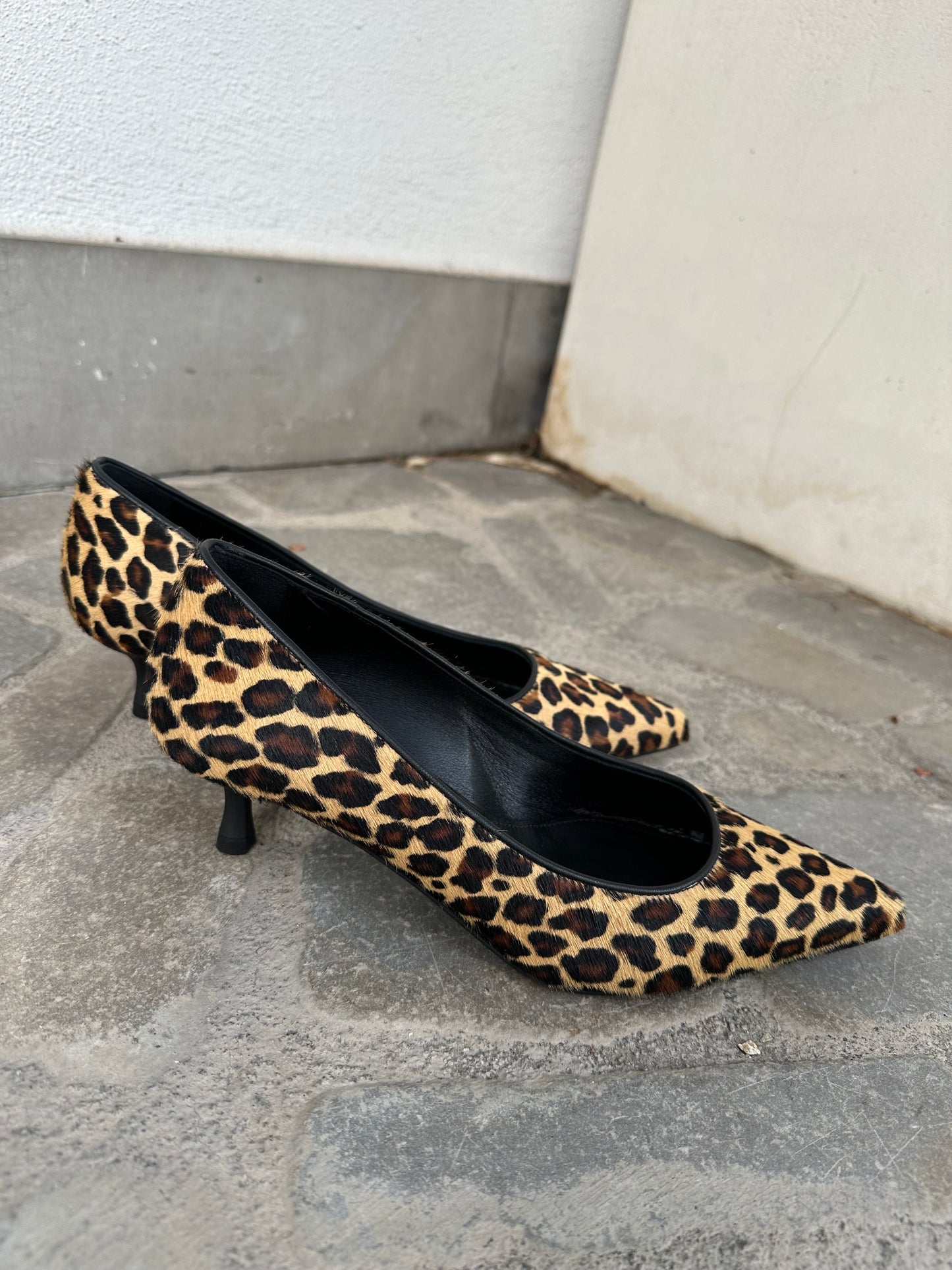 DECOLLETE' CAVALLINO LEOPARDATO