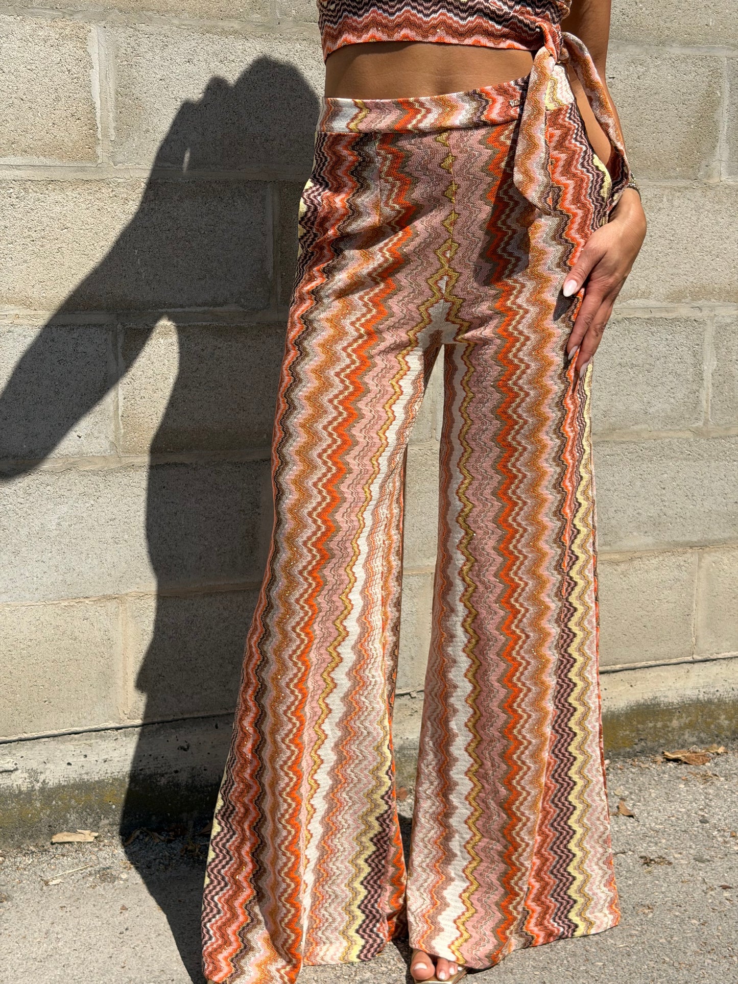 PANTALONE A FANTASIA ARANCIO