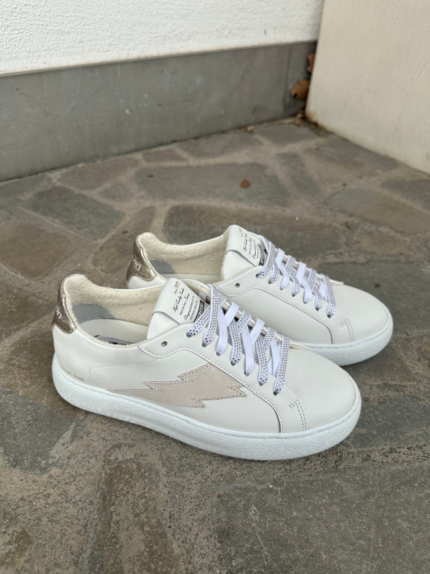 SNEAKERS BIANCA/ARGENTO