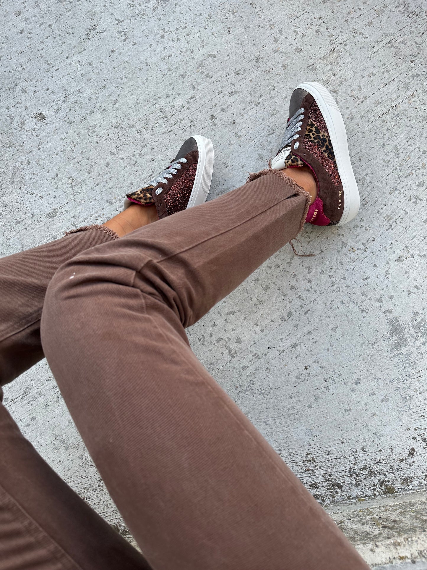 SNEAKERS POWER MARRONE