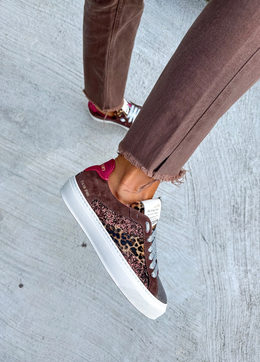 SNEAKERS POWER MARRONE