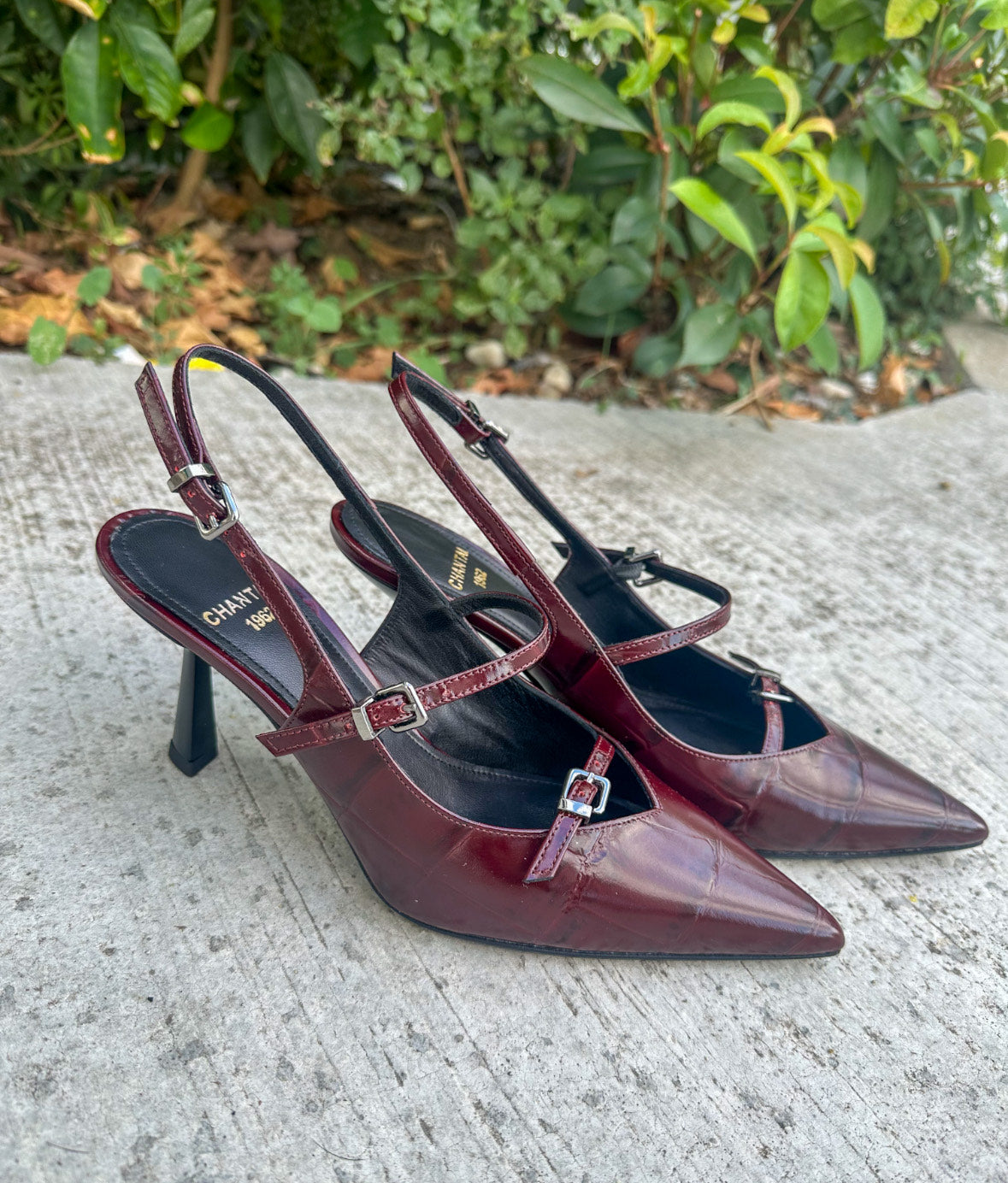 SLINGBACK IN COCCO BORDEAUX