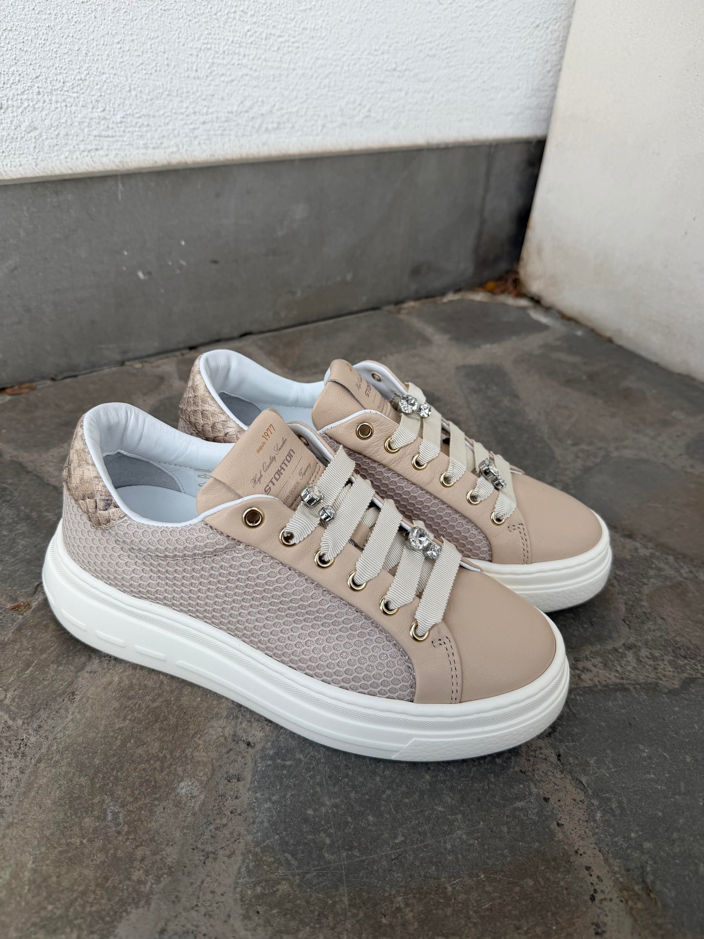 SNEAKERS MESH NUDE