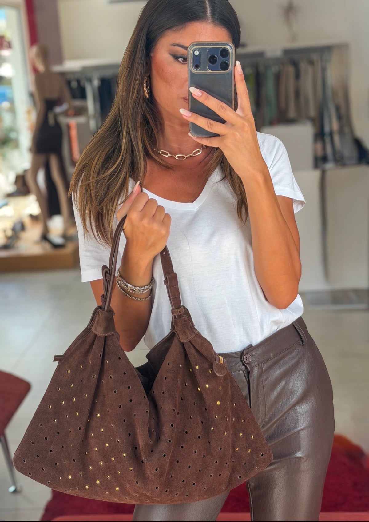 BORSA METROPOLIS MARRONE