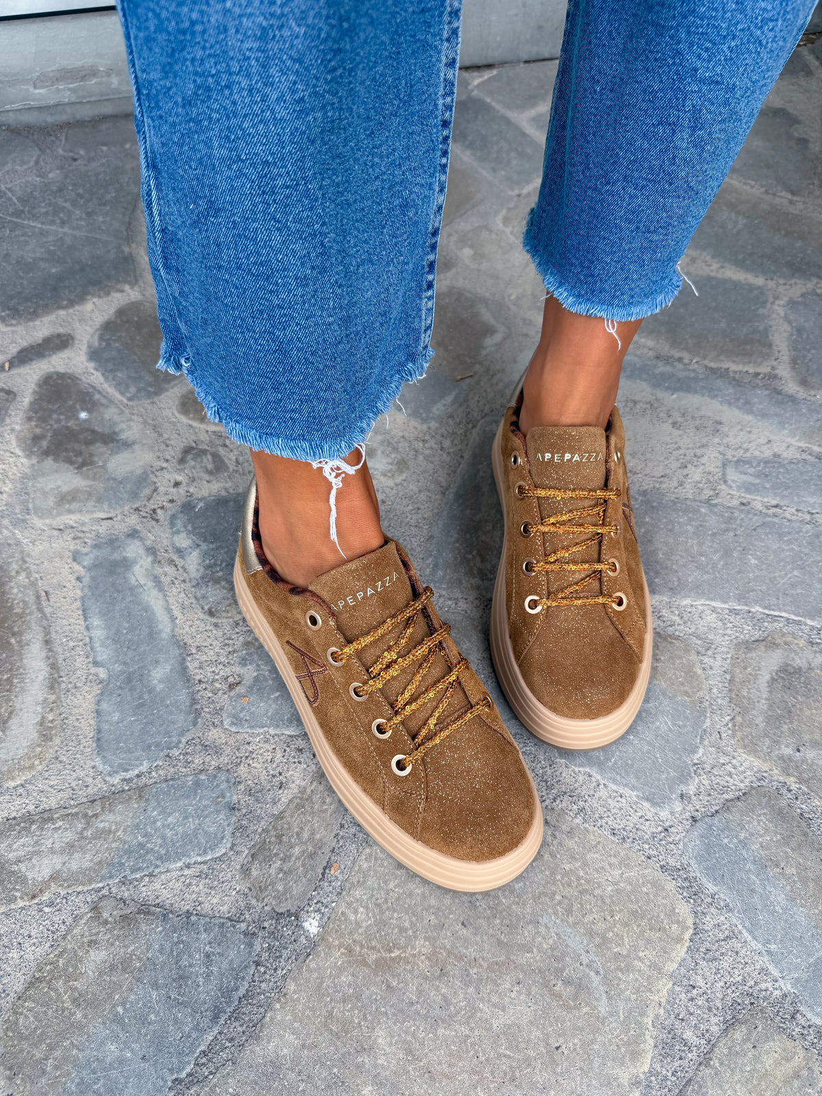 SNEAKERS LIFTY CUOIO