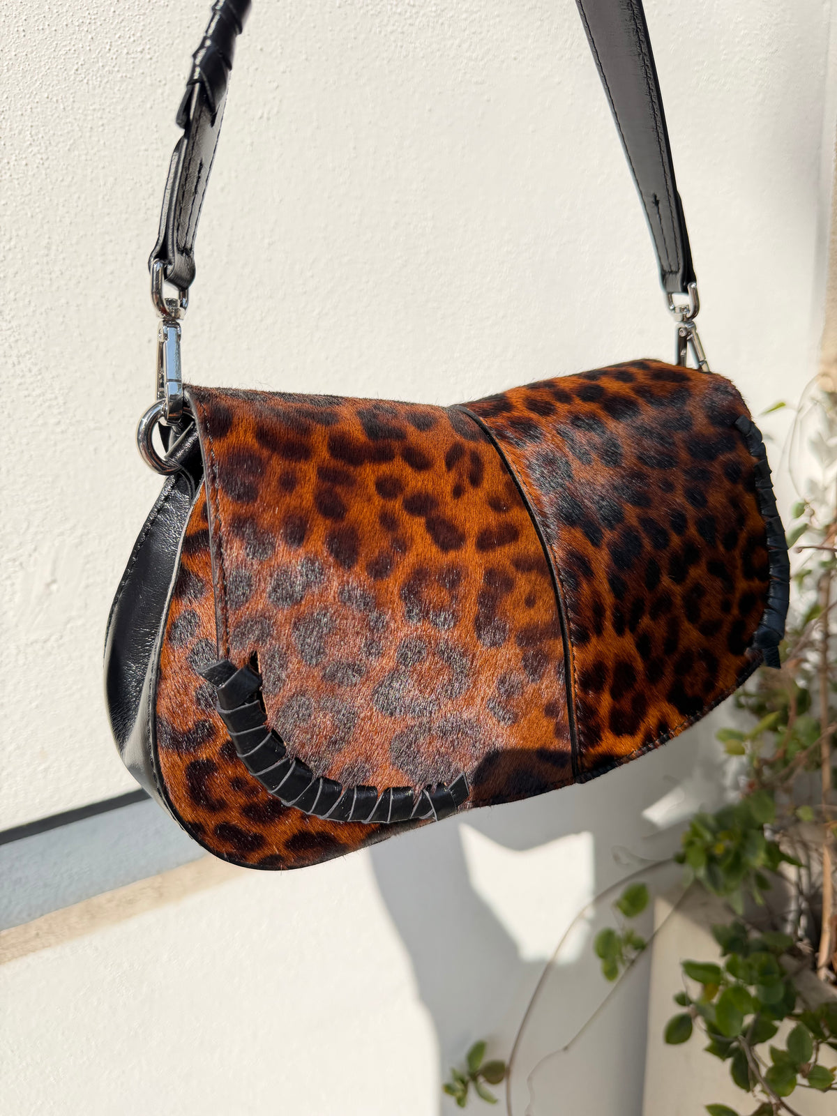 BORSA HELENA ROUND LEOPARDATA