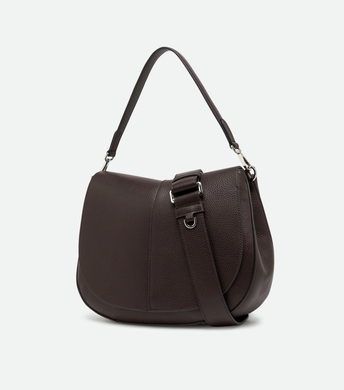 BORSA HELENA ROUND MARRONE