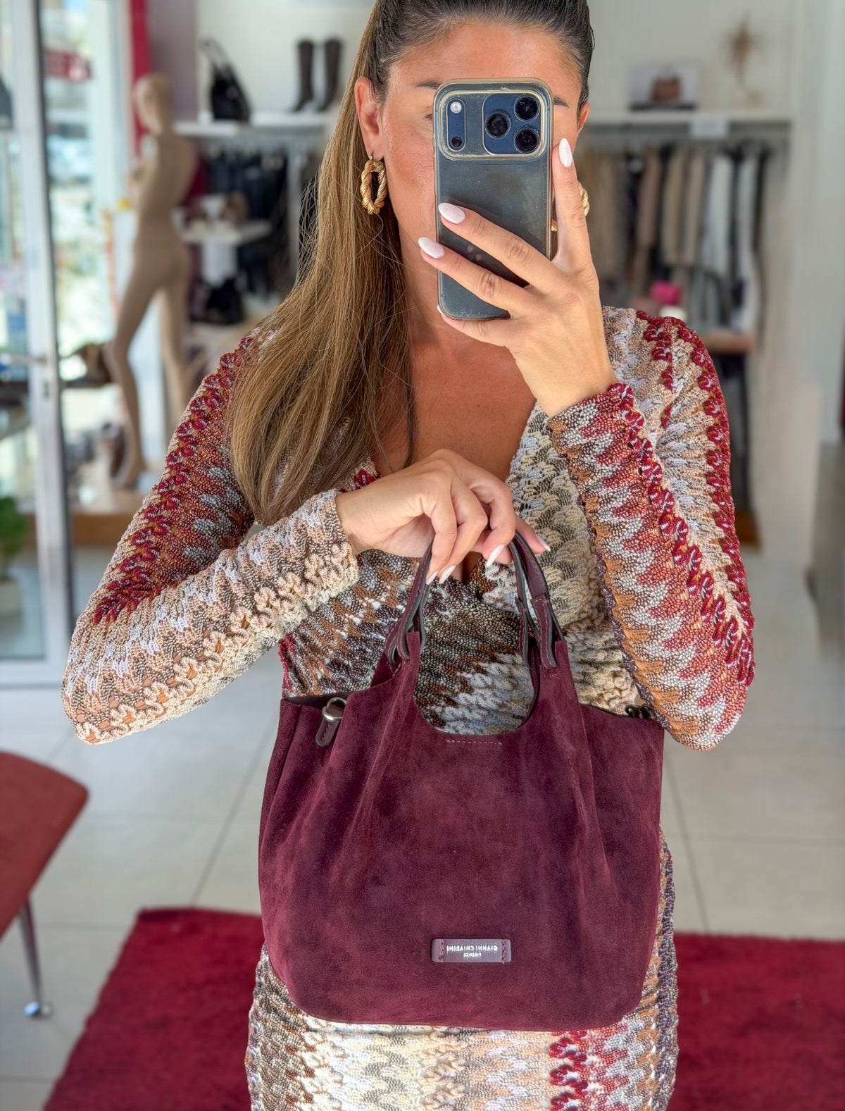 BORSA DUA BORDEAUX