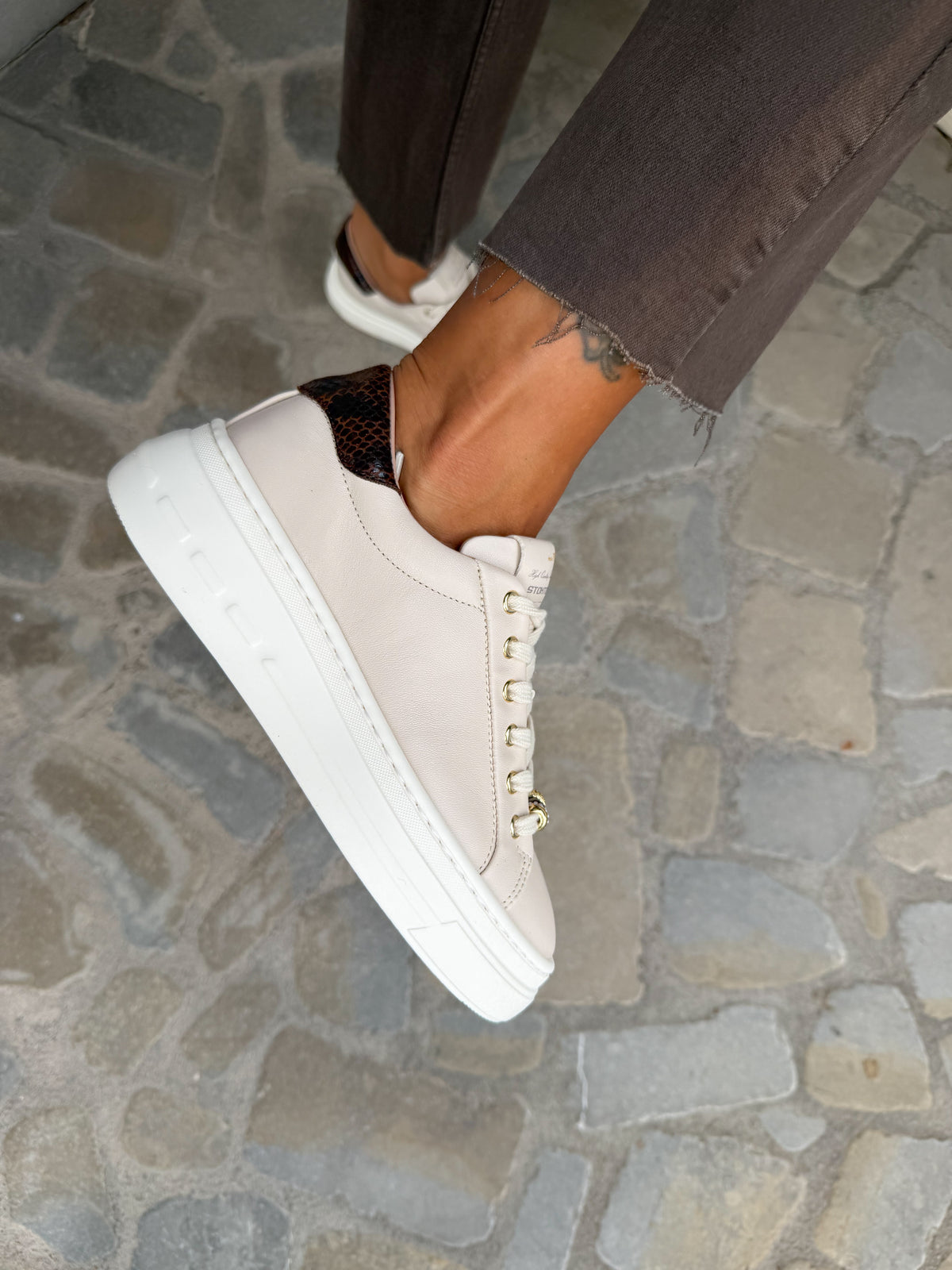SNEAKERS PEARL AVORIO
