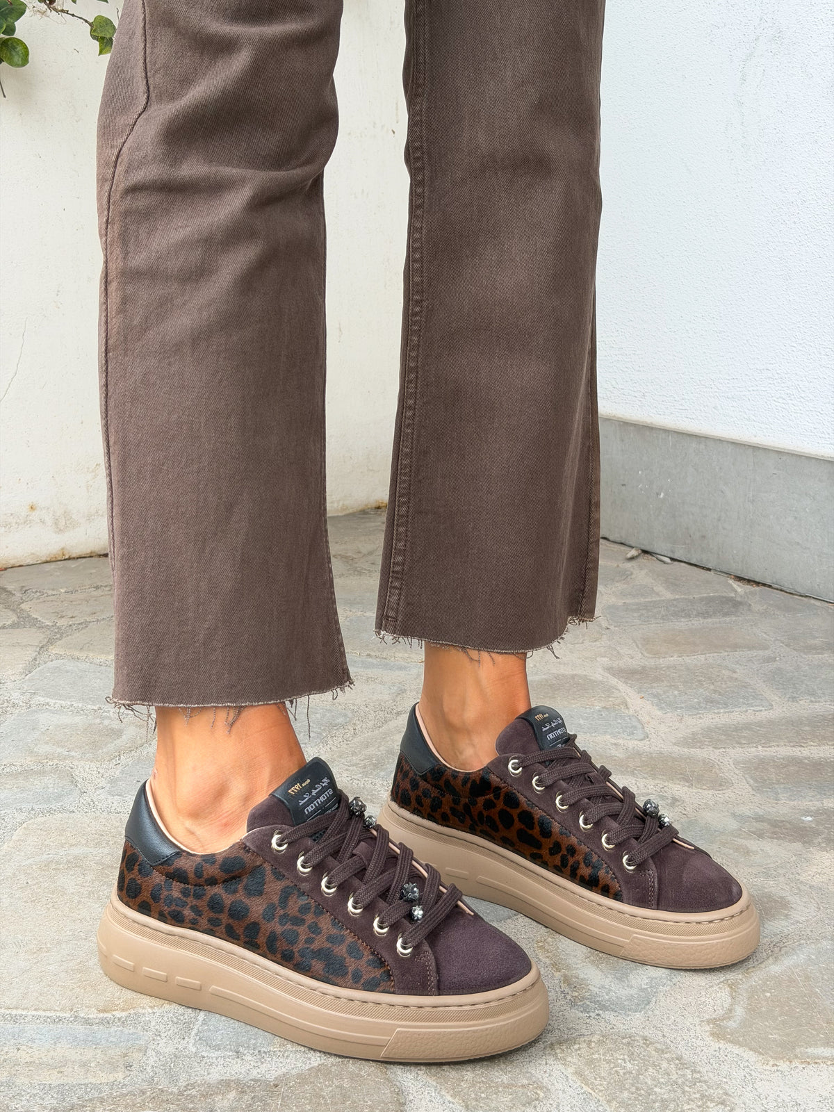 SNEAKERS CRYSTAL LEOPARDATA