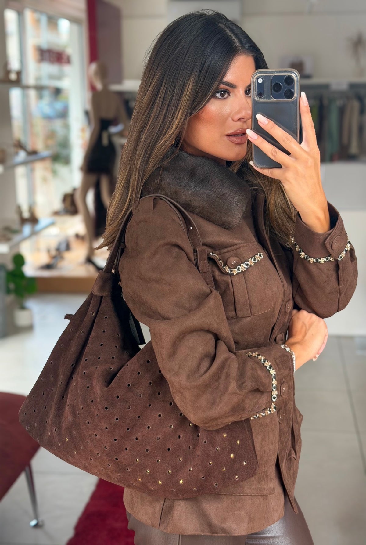 BORSA METROPOLIS MARRONE
