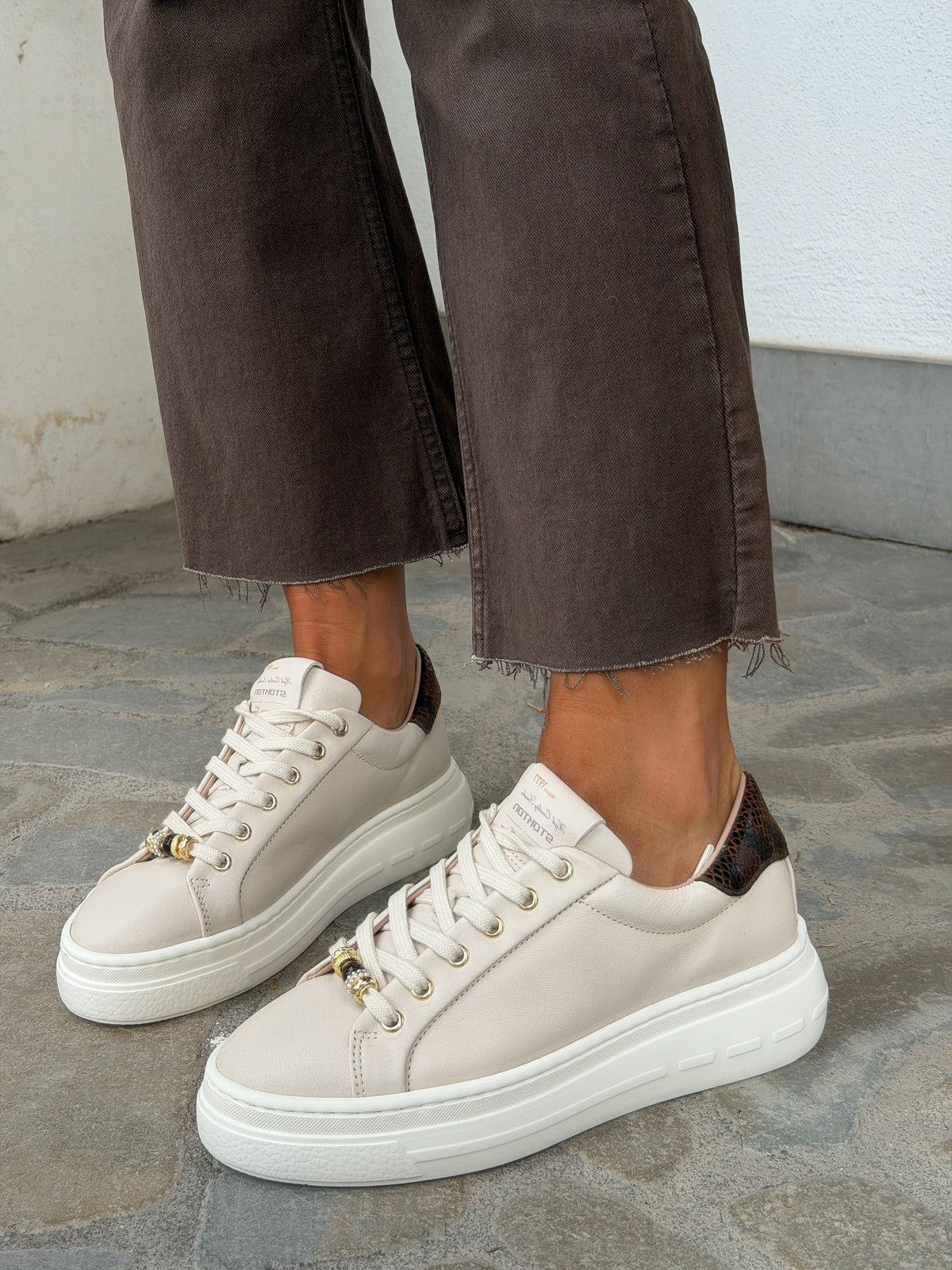 SNEAKERS PEARL AVORIO