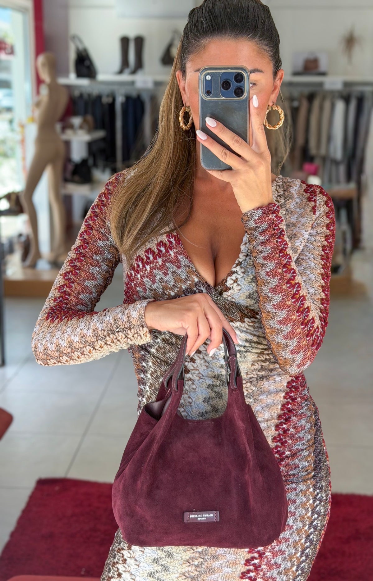 BORSA DUA BORDEAUX