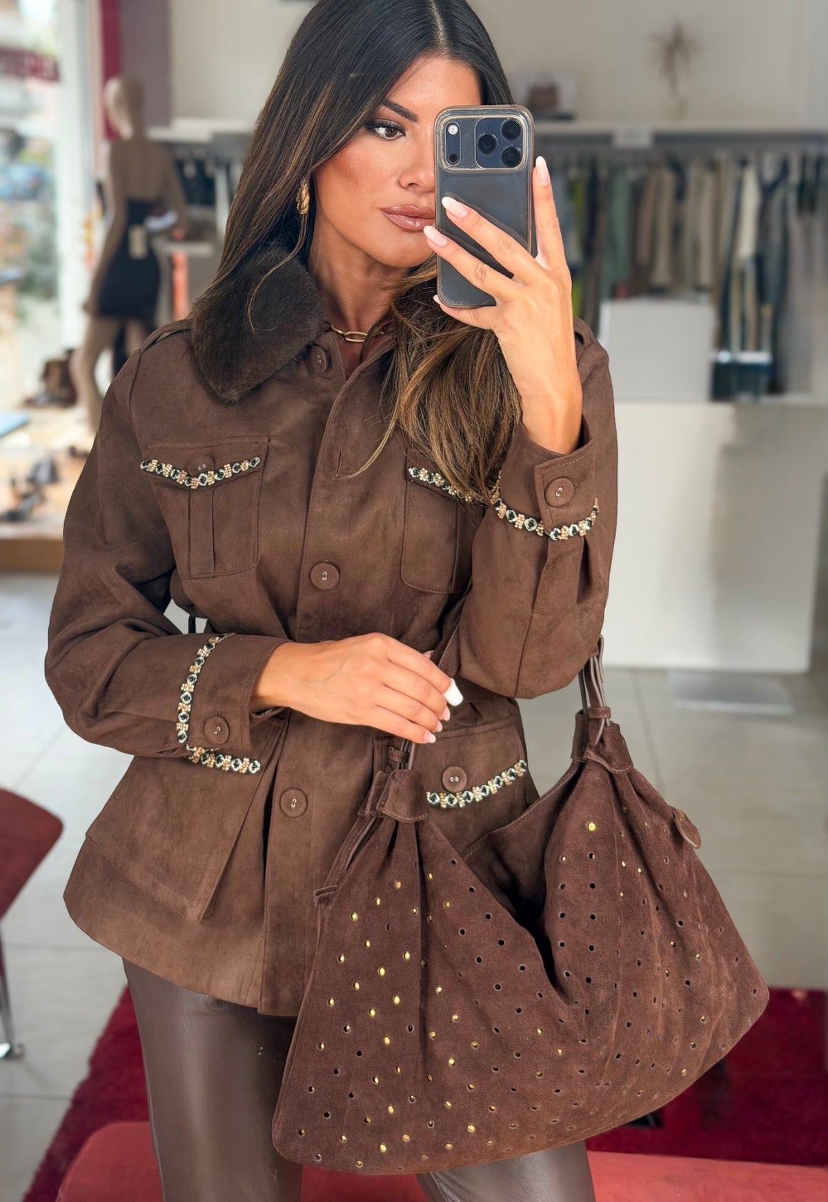 BORSA METROPOLIS MARRONE