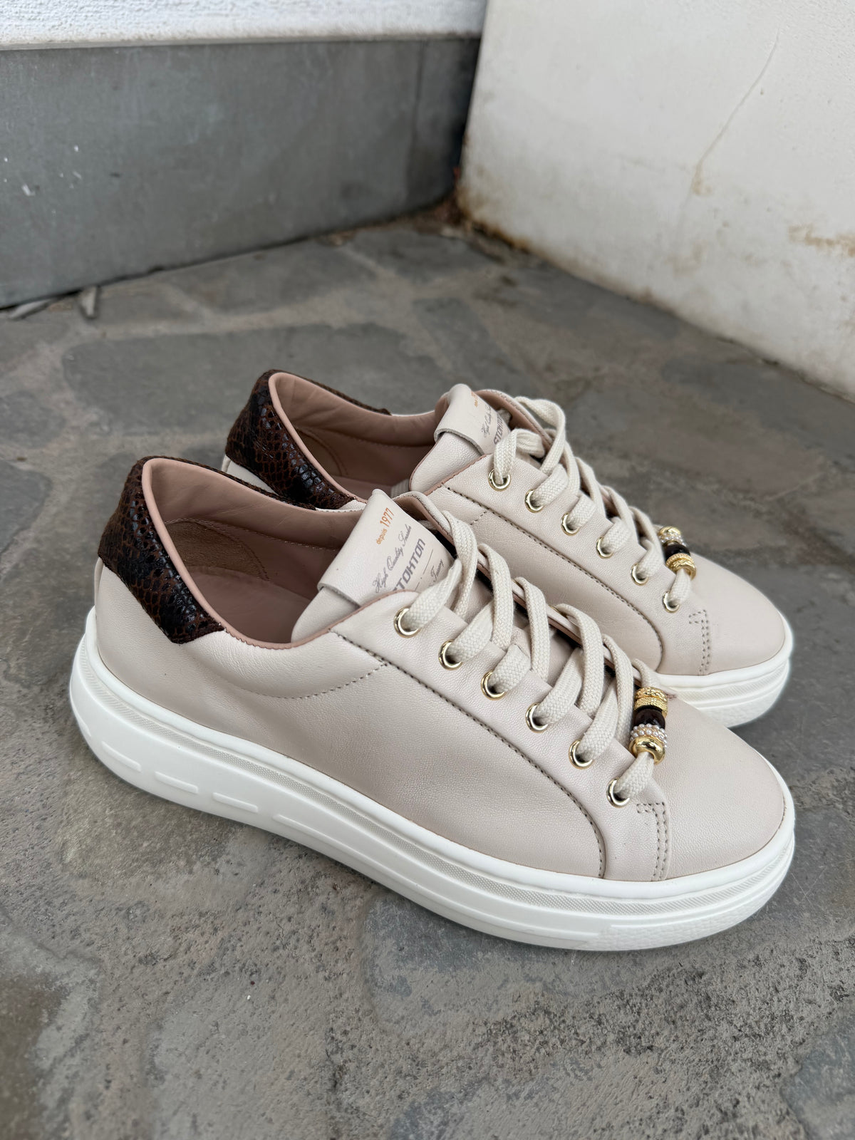 SNEAKERS PEARL AVORIO