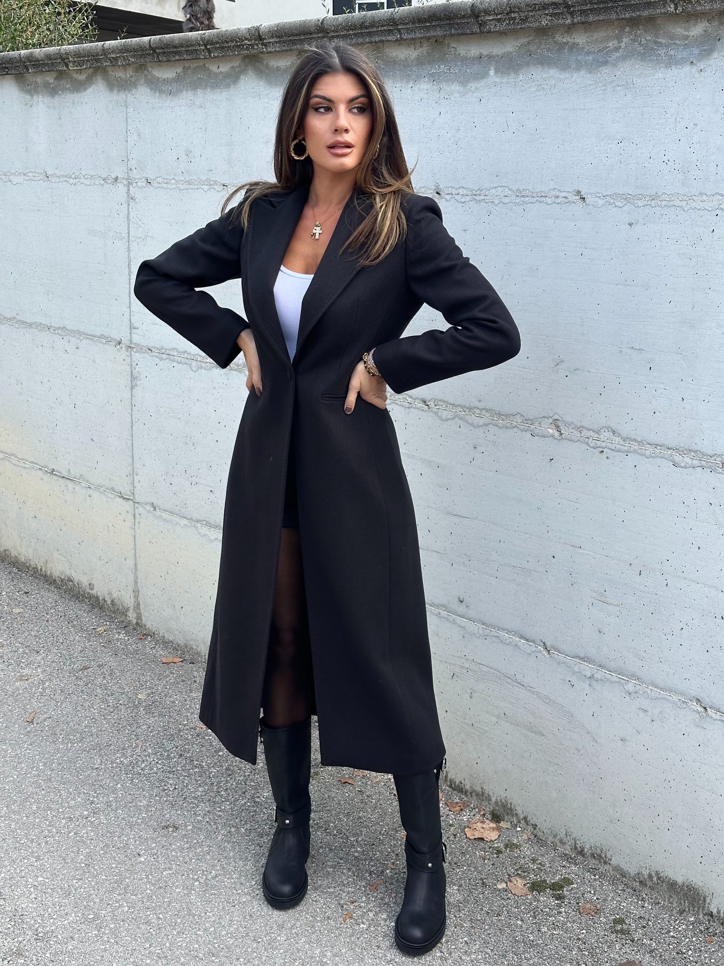 CAPPOTTO SILUETTE NERO