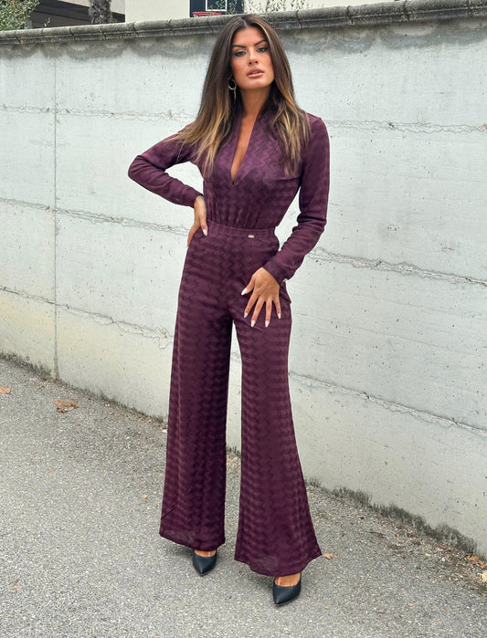 PANTALONE MALAGA BORDEAUX