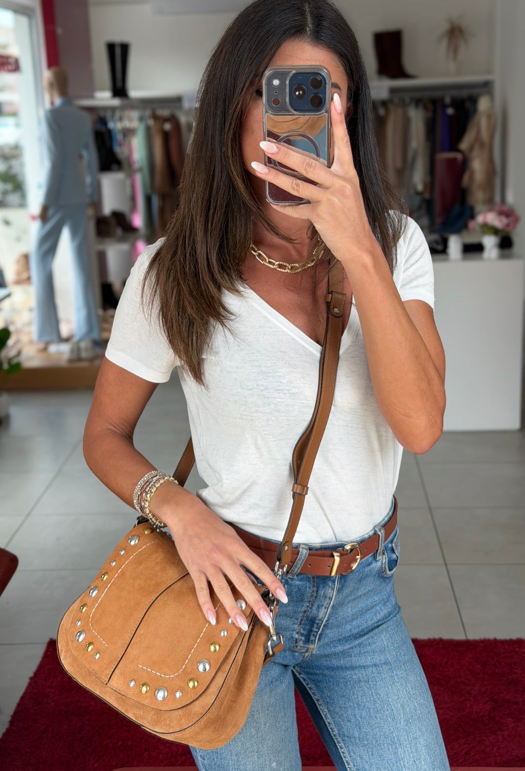 BORSA HELENA ROUND CUOIO