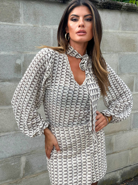 CAMICIA CHARME MARRONE