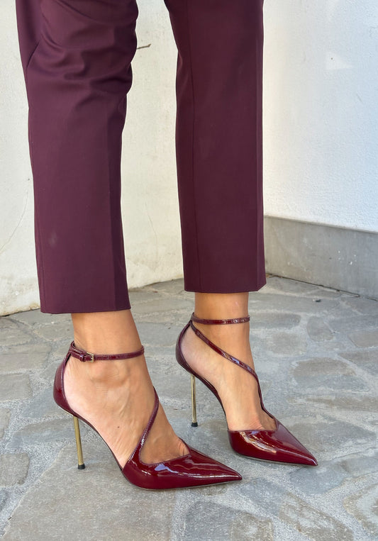 DECOLLETE' NINALILOU BORDEAUX