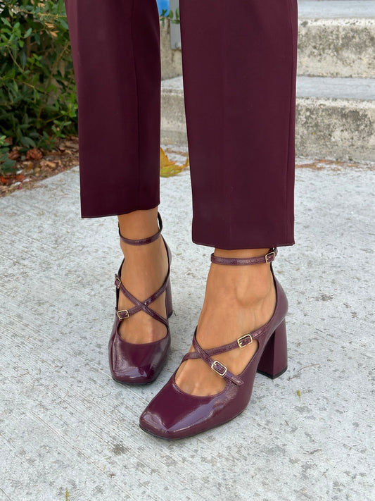 DECOLLETE' UNIQUE BORDEAUX