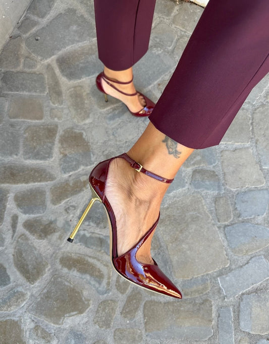 DECOLLETE' NINALILOU BORDEAUX