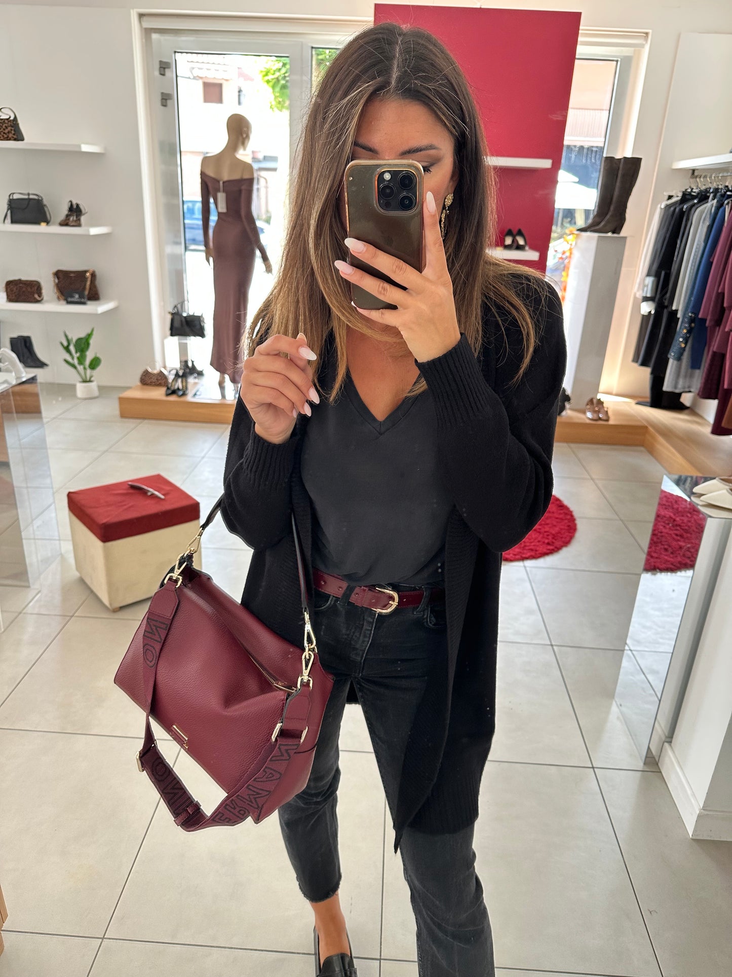 BORSA VICTORIA BORDEAUX