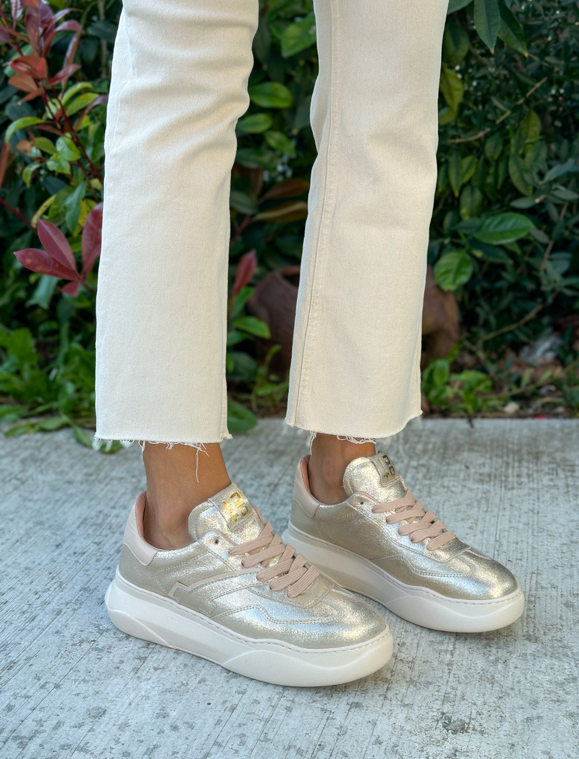 SNEAKERS GIADA PLATINO