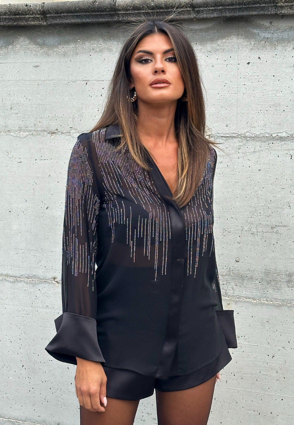CAMICIA RAIN NERA