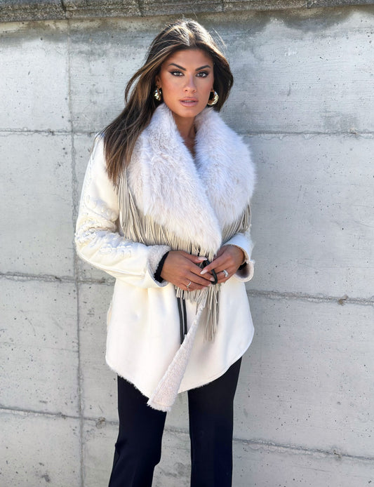 ECOPELLICCIA BIANCA/ FRANGE