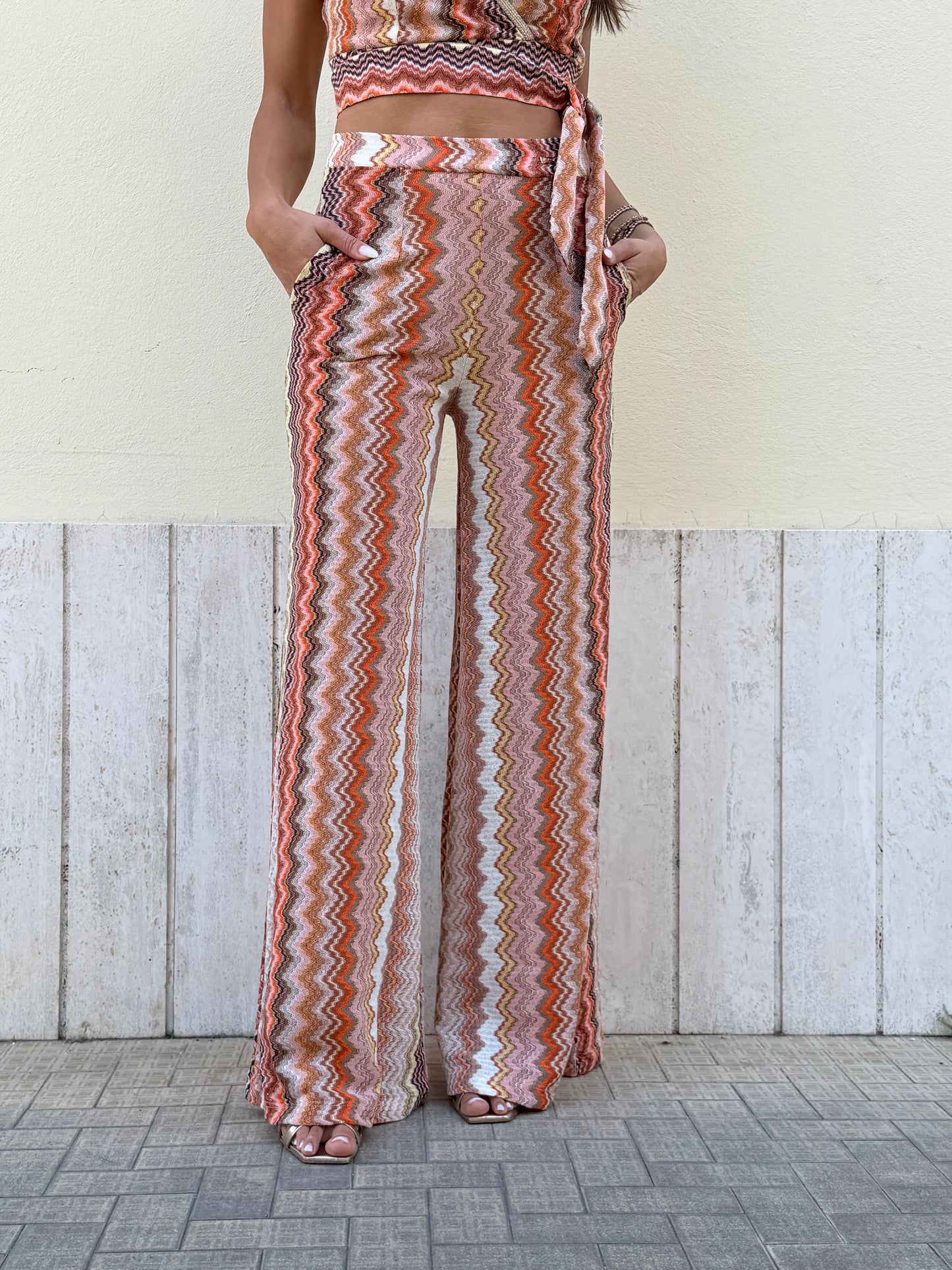 PANTALONE A FANTASIA ARANCIO
