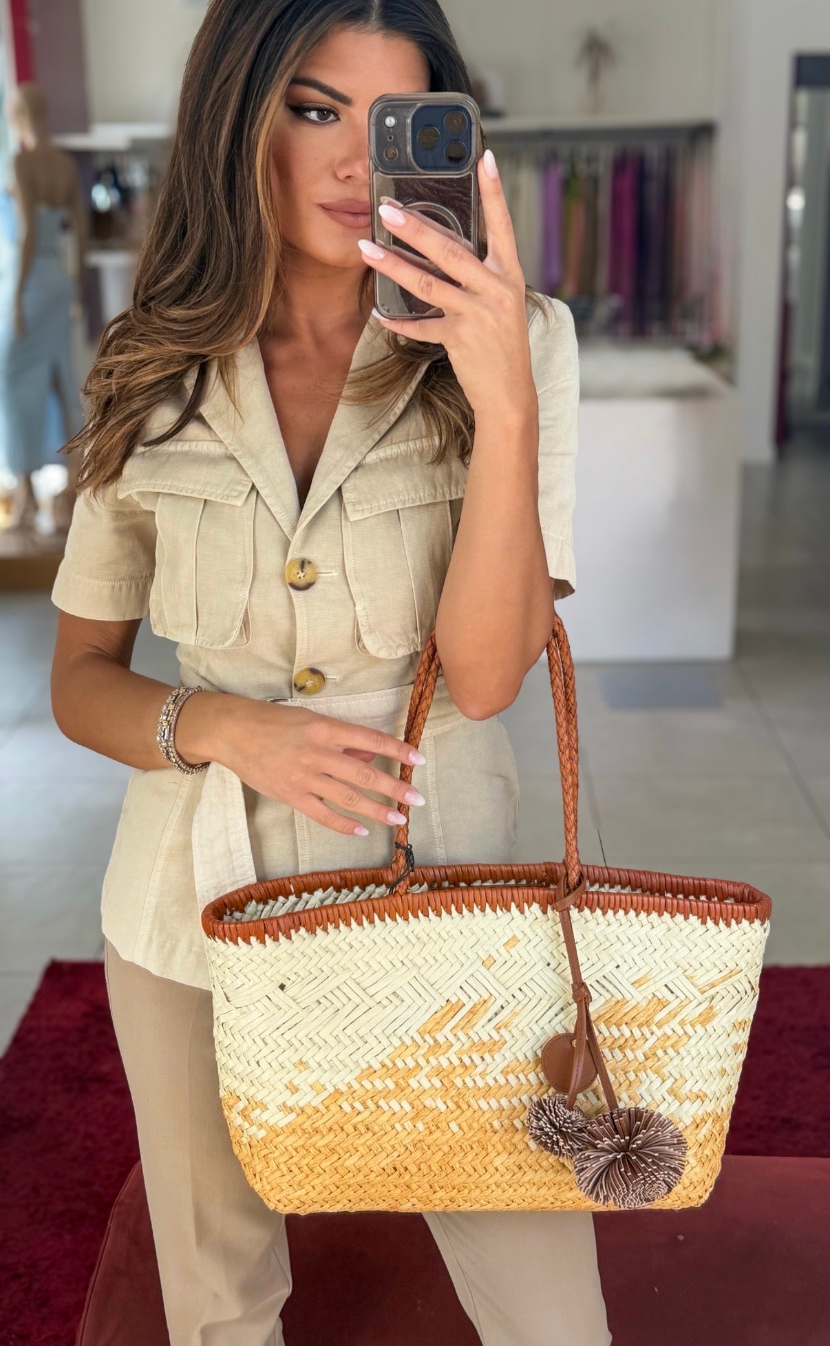 BORSA PALOMA CUOIO