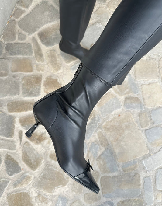 STIVALETTO STRECH NERO