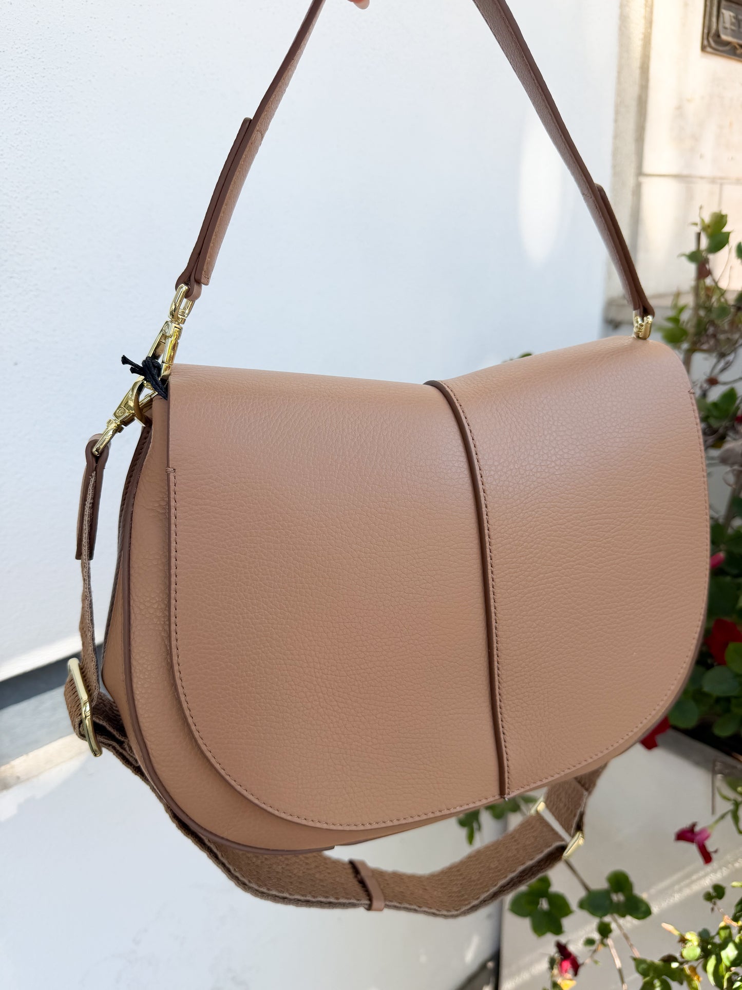 BORSA HELENA ROUND NUDE