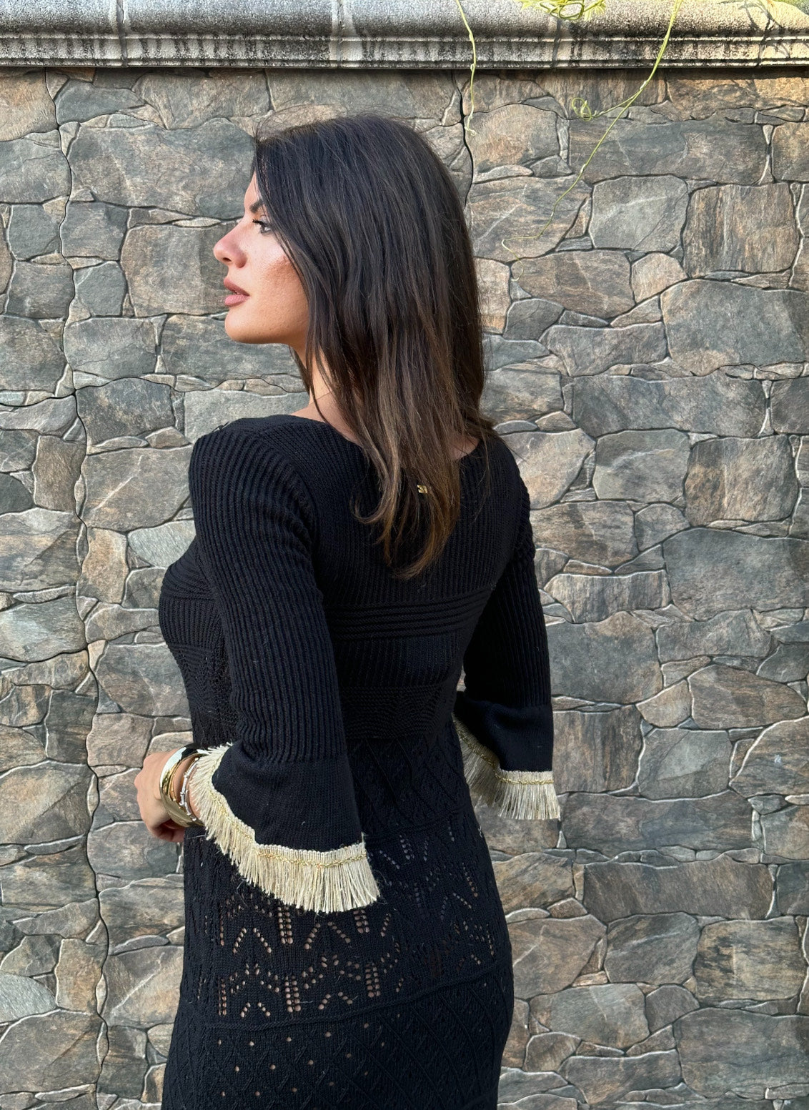 ABITO IN MAGLIA NERO