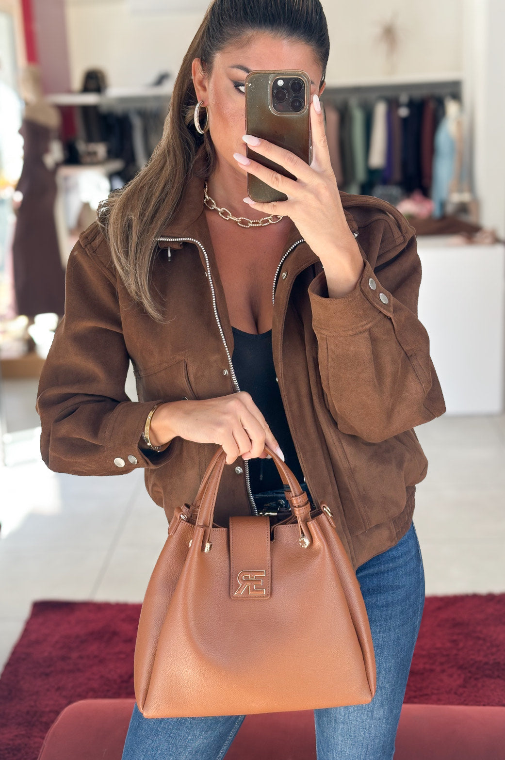 BORSA SCERVINO CUOIO