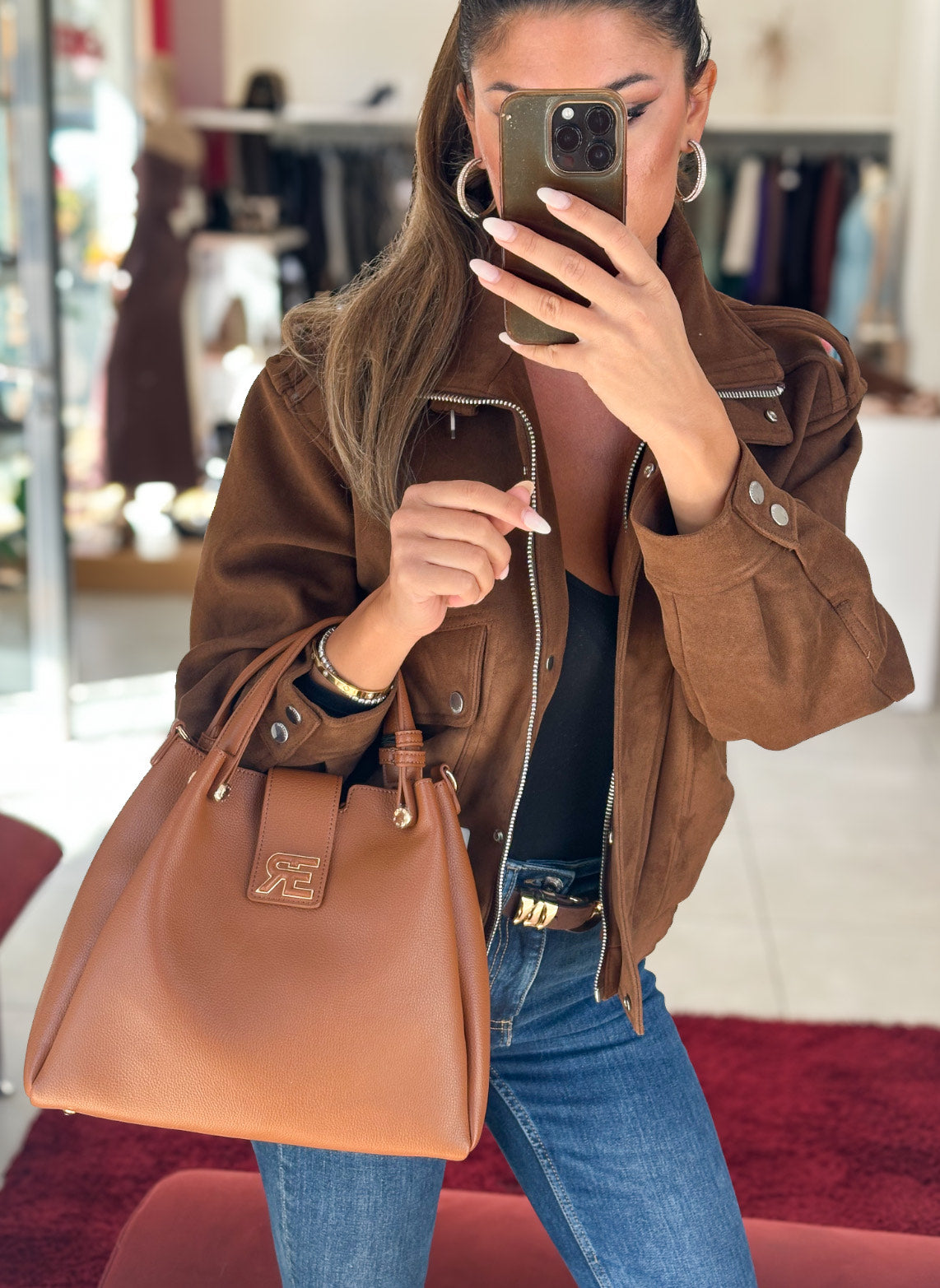 BORSA SCERVINO CUOIO