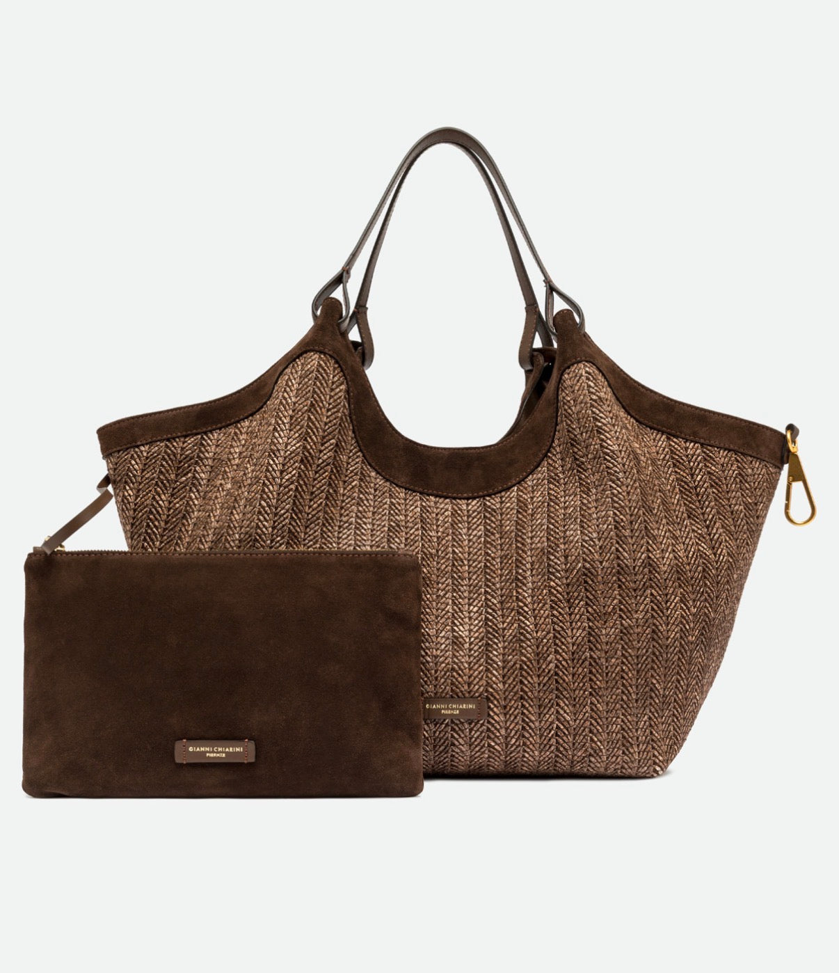 BORSA DUA MARRONE