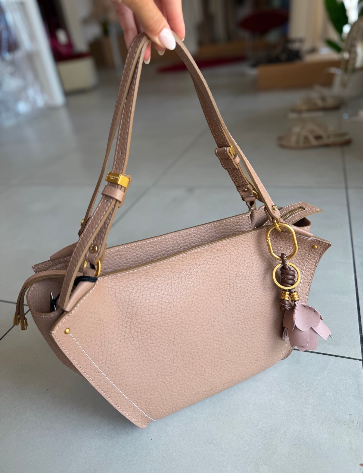 BORSA BLOOM CARNE