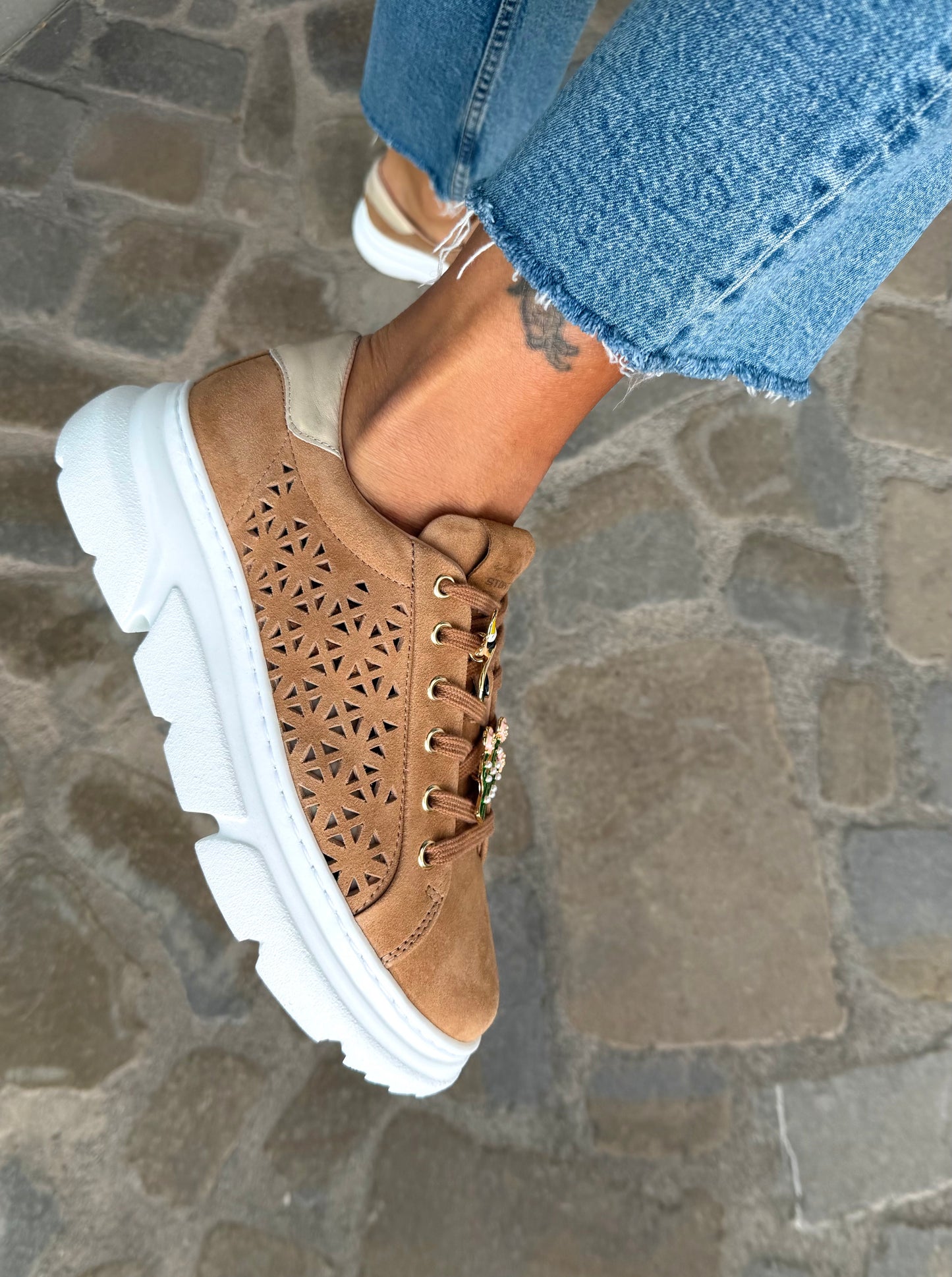 SNEAKERS STREET CUOIO